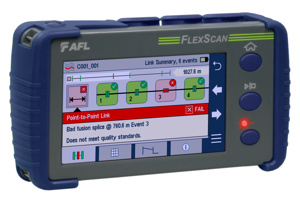 AFL FlexScan® FS200 Series Single-mode OTDR Optical Time Domain Reflectometers
