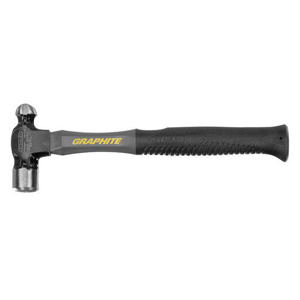 Stanley 54-7 Series Jacketed Graphite Ball-Pein Hammers 1 lb Steel Graphite 12.75 in 1 lb