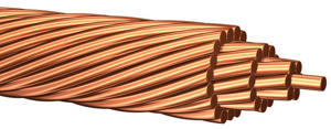 Generic Brand Stranded Bare Copper Grounding Wire