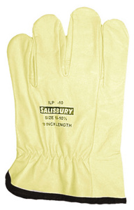 Honeywell Salisbury ILPM Series No Cuff Leather Protection Gloves 9 - 9.5 Goatskin Leather