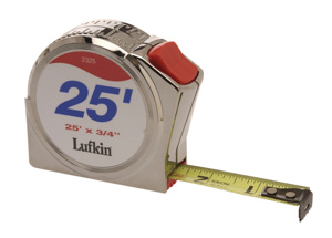 Apex Tools Lufkin® Power Return Measuring Tapes 25 ft Standard