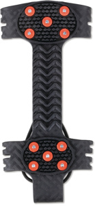 Ergodyne TREX™ 6310 Series Adjustable Ice Cleats Medium Black Carbon Steel, Rubber