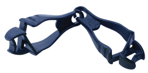 Ergodyne Squids® 3400 Metal Detectable Grabber - Dual Clip Mount 1.50 in Deep Blue