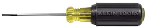 Klein Tools Cabinet Slotted Tip Screwdrivers 1/8 in 4.00 in Round