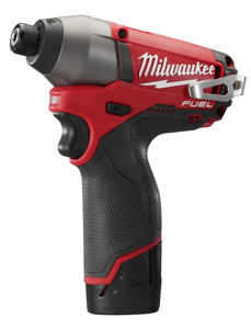 Milwaukee M12 FUEL™ 1/4" Hex Impact Driver Kit 12 V 1200 in lbs