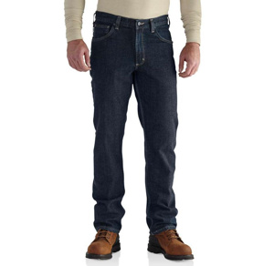 Carhartt FR Rugged Flex® Slim Straight Leg Jeans 30 x 32 Deep Blue Mens