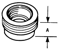 RB443 1 TO 3/4IN STL REDUCER/ENLARGER