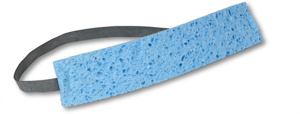 Ergodyne Chill-Its® 6609 Series Terry Sweatbands Blue Terry Cloth