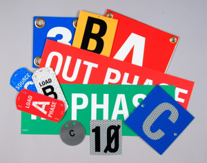 Electromark Round Aluminum Tag Holders Aluminum