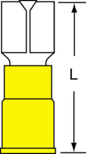 3M Male Uninsulated Disconnects