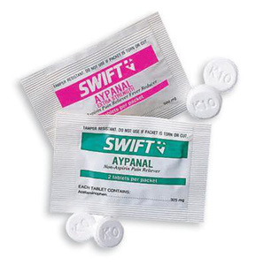 Honeywell Aypanal Non Aspirin Pain Relievers 100 Packets Per Box