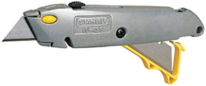 Stanley 10-4 Utility Knives 2-7/16 in High Carbon Steel Straight