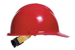Bullard Classic Series Model C30R Cap-style Ratcheted Hard Hats  - OTP Logo 6-1/2 - 8 in 6 Point Ratchet Otter Tail Power Red