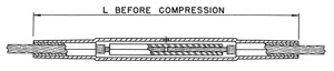 AFL 43000 Full Tension Splices 110.8 kcmil (Str) Aluminum