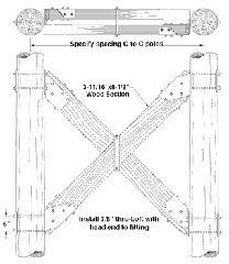 Hughes Brothers 2056 X-Braces