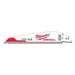 Kits - WE The AX™ SAWZALL® Reciprocating Saw Blades 5 TPI 6 in Nail-embedded Wood Demo