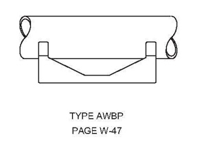 ABB Homac AWBP Weld Bus Supports 4 in 8.5 in