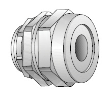 Appleton Emerson Gold Seal SR Series Liquidtight Strain Relief Cord Connectors 3/4 in Malleable Iron 0.800 - 0.900 in