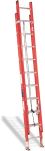 Louisville Ladder FE32 Series Extension Ladders 16 ft 300 lb Fiberglass Orange