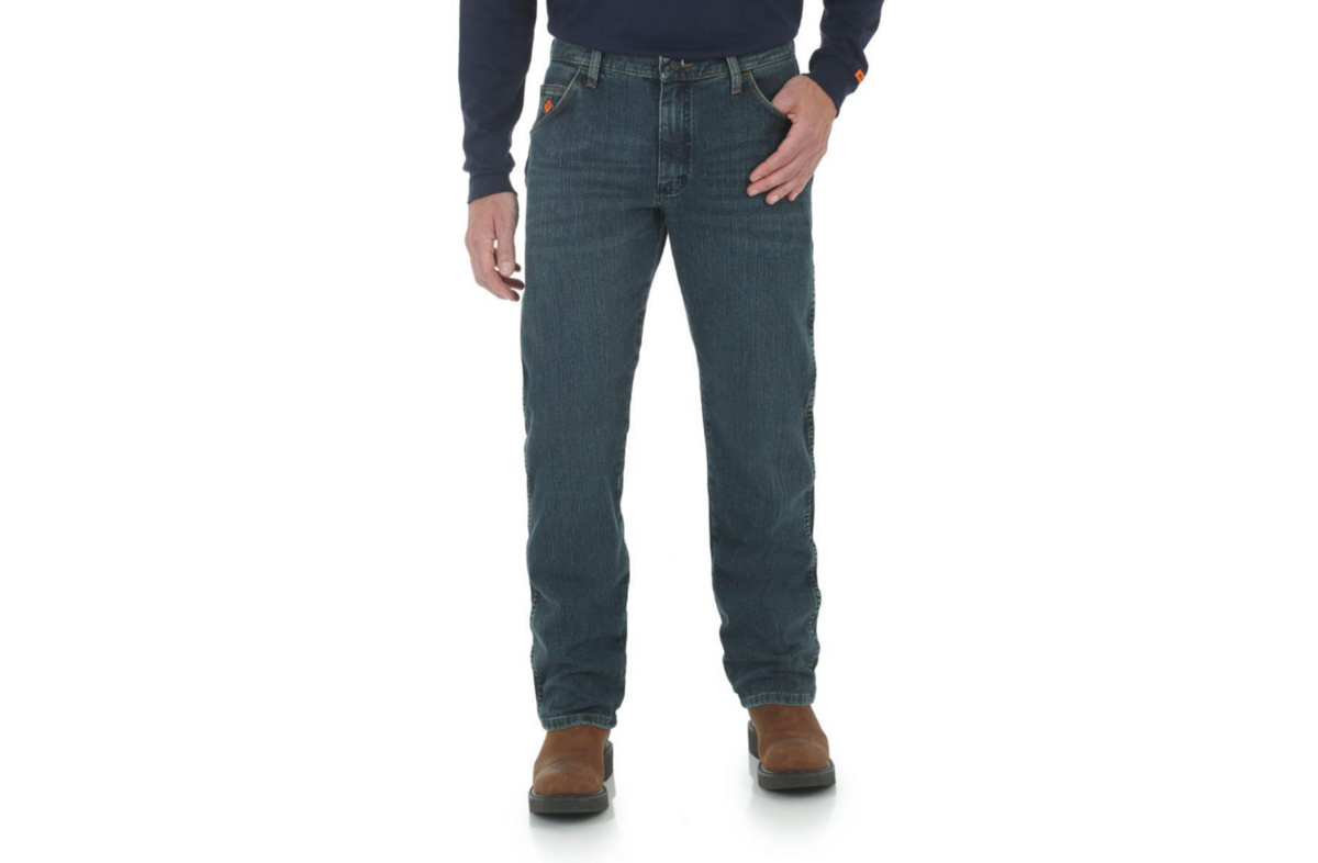 Wrangler | Wrangler FR Advanced Comfort Jeans Mens Dark Blue 32 x 30 |  Border States