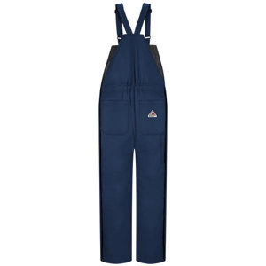 Workwear Outfitters Bulwark FR Deluxe Insulated Lightweight Zip-to-Thigh Double Front Bib Overalls 2XL Tall Navy Mens