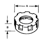 ABB Thomas & Betts Insulating Conduit Bushings Black