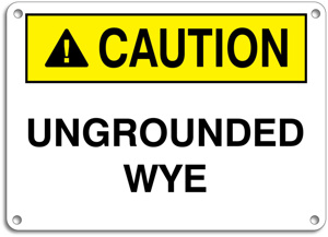 Trident Solutions LEM FN Safety Signs <em class="search-results-highlight">5</em> x <em class="search-results-highlight">7</em> in Caution- Underground WYE
