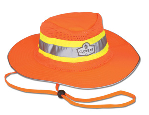 Ergodyne GloWear® 8935 Headwear High Vis Ranger Hats Large/XL High Vis Lime