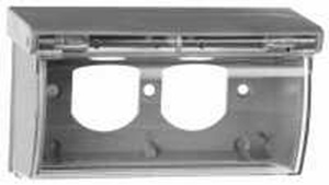 Pass & Seymour Weatherproof Outlet Box Covers Access 1 Gang Gray