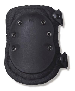 Ergodyne ProFlex® 335 Series Slip-resistant Rubber Cap Knee Pads with Buckle Closure One Size Fits Most Rubber Black
