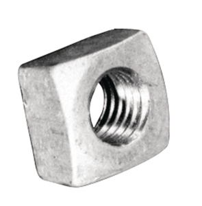 Hubbell Power Steel Square Nuts 3/4 in 10 TPI