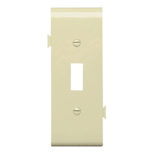 Pass & Seymour Standard Sectional Round Hole Wallplates 1 Gang 1.406 in Light Almond Nylon Snap-on