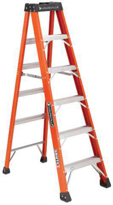 Louisville Ladder FS14 Step Ladders 6 ft 375 lb Fiberglass