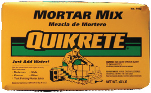 Construction Supplies Quikrete Mortar Mixes