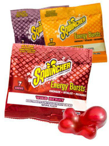 Sqwincher Electrolyte Chews Wild Berry