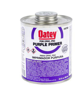 Oatey Purple Primers 4 oz Purple Metal Can