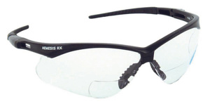Kimberly-Clark Nemesis™ Series Rx Reading Safety Glasses Anti-scratch Smoke Black