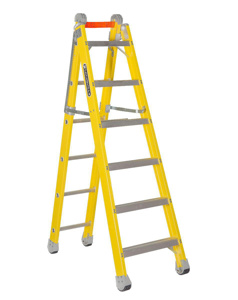 Louisville Ladder FC12 Step Ladders 8 - 13 ft 375 lb Fiberglass
