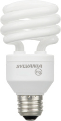 Sylvania Dulux® EL Series Self-ballasted Compact Fluorescent Lamps Twist CFL Medium 2700 K 14 W