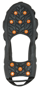 Ergodyne TREX™ 6304 Ice Traction Cleats Small Black Carbon Steel, Rubber