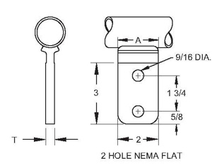 ABB Homac AWBT Series Weld Aluminum Tee Connectors