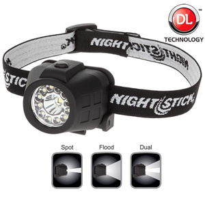 Bayco NightStick® Dual-Light™ NSP Series Headlamps 100 lm 8.5 hrs Battery