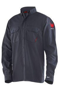 Kits - NSA FR DRIFIRE® 4.4™ Lightweight Button Work Shirts - Sentry <em class="search-results-highlight">Logo</em> 2XL Tall Navy Mens