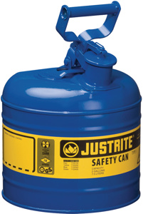 Justrite Type I Safety Cans for Flammable Liquids 2 gal Red