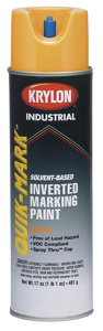 Krylon Quik-Mark™ Solvent Based Inverted Marking Paints Safety Yellow 20 oz