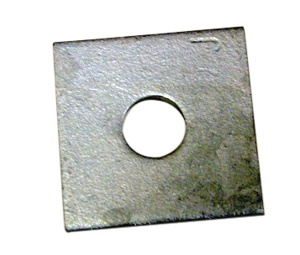 Maclean Power Steel Flat Square Washers 2 1/4 x 2 1/4 in 0.6875 in