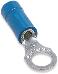 ABB Thomas & Betts RB Series Insulated Ring Terminals 18 - 14 AWG #8 Blue