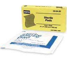 Honeywell Sterile Gauze Pads 6 yd L x 1 in W 4 per Box