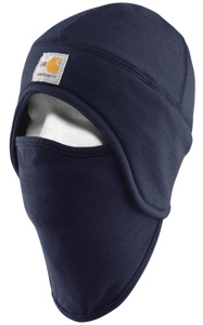 Carhartt Fleece 2-in-1 Knit Hat and Balaclavas One Size Fits Most Gray Polyester