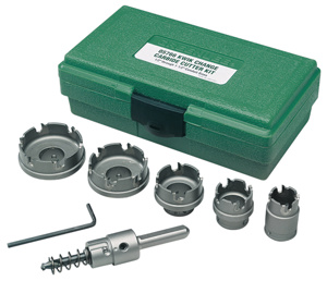 Emerson Greenlee 552 Quick-change Hole Saw Sets Stainless Steel